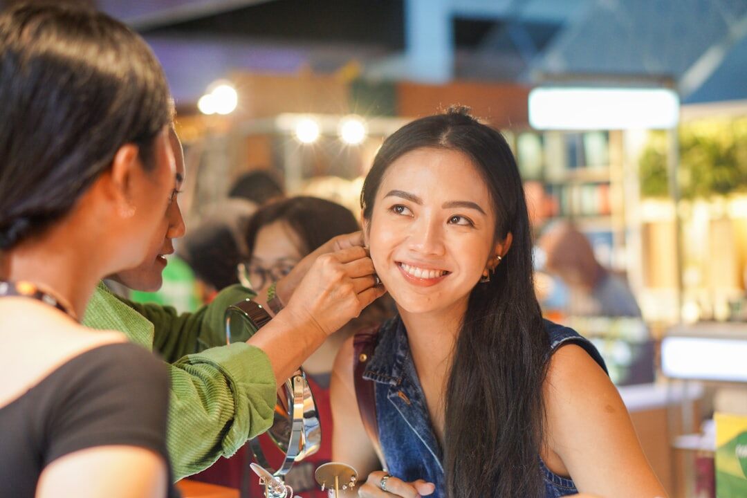 person listening attentively to friend