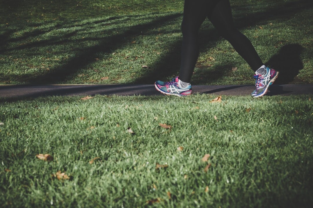 person exercising outdoors